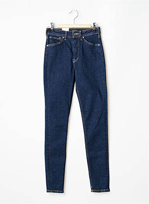 Blugi skinny țesătură brută talie înaltă albastru MAISON SCOTCH femeie