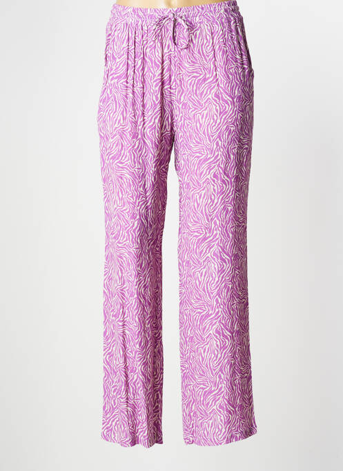 Pantalon larg violet ESCANDELLE femeie