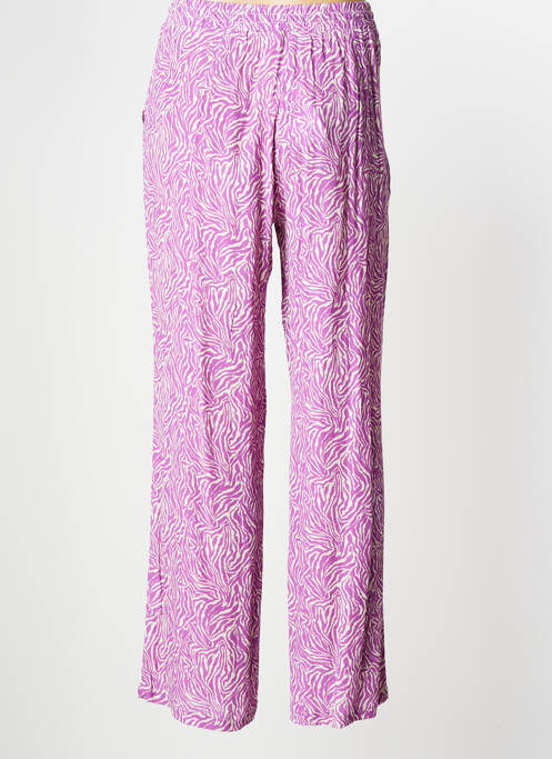 Pantalon larg violet ESCANDELLE femeie