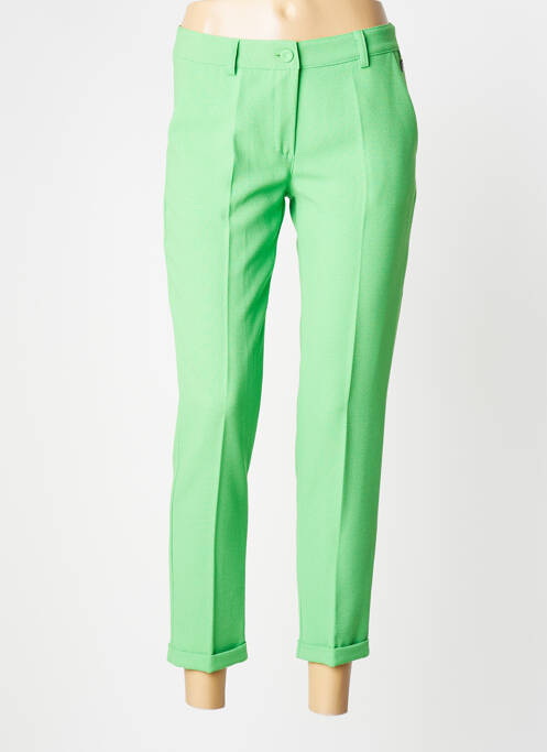 Pantalon 7/8 verde PAKO LITTO femeie