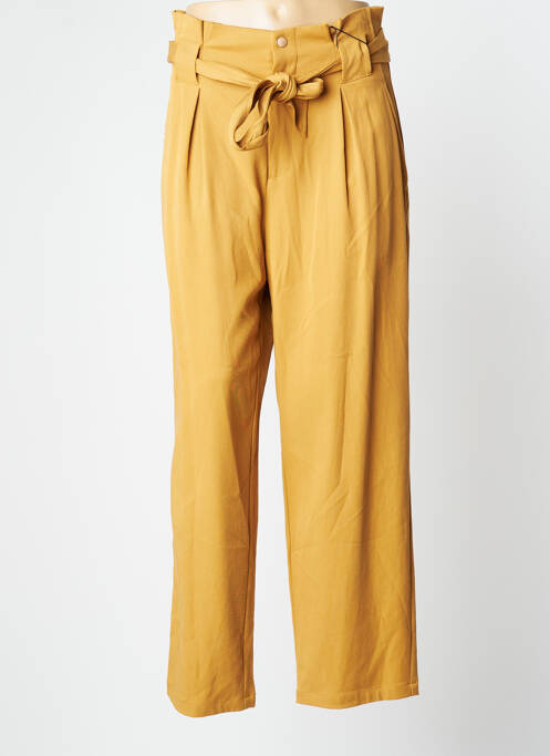 Pantalon larg galben MAISON SCOTCH femeie