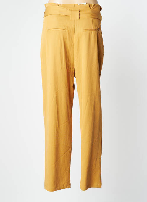 Pantalon larg galben MAISON SCOTCH femeie