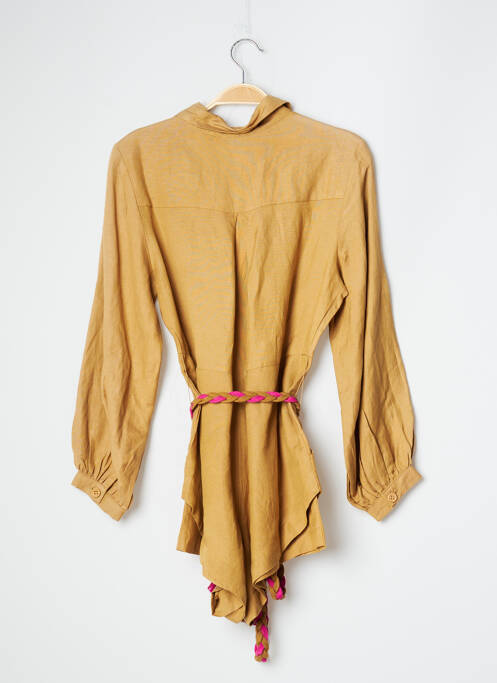 Salopetă scurtă bej CHICOSOLEIL femeie