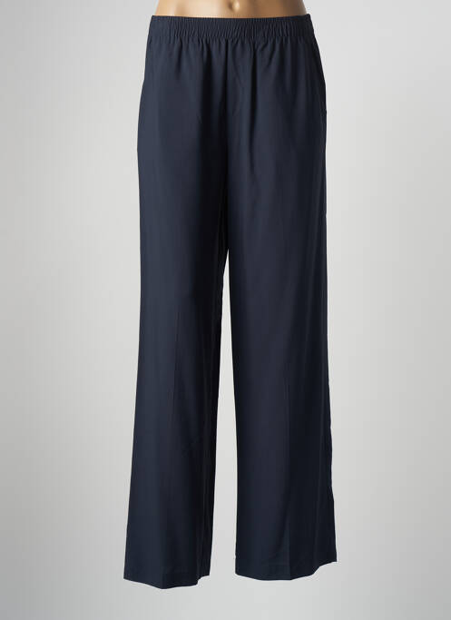 Pantalon larg albastru GRACE & MILA femeie