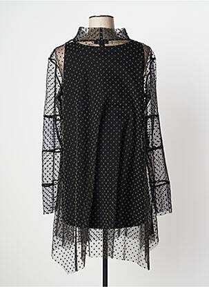 Rochie midi mâneci lungi mâneci lungi negru LUUKAA femeie