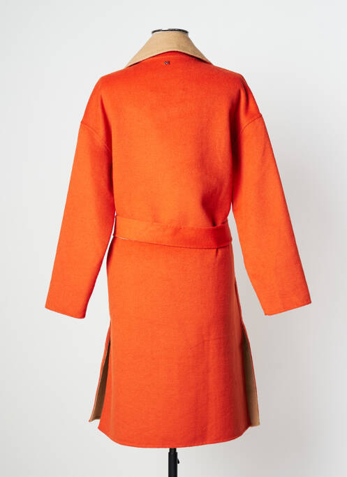 Palton lung portocaliu LOLA CASADEMUNT femeie