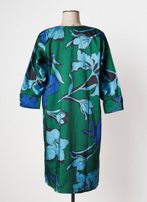 Rochie midi verde POISSONS BLANCS femeie