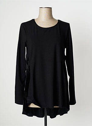 Tunică mâneci lungi negru OZAI N KU femeie