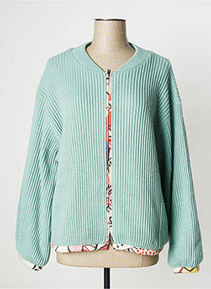 Vestă cu mâneci lungi verde ALDO MARTIN'S femeie