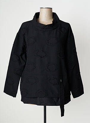 Tunică mâneci lungi negru KOKOMARINA femeie