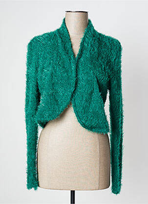 Vestă cu mâneci lungi verde POISSONS BLANCS femeie