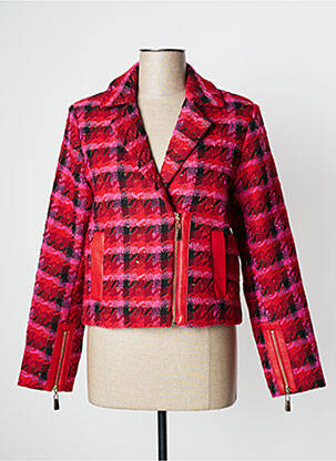 Jachete casual guler tip costum roz LOLA CASADEMUNT femeie