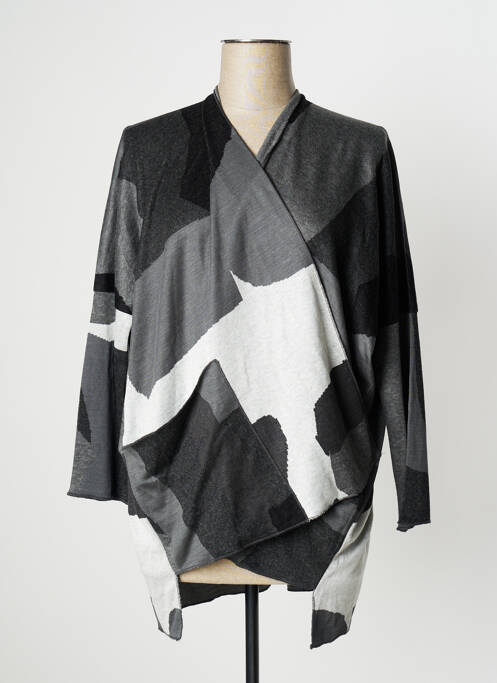 Vestă cu mâneci lungi gri OZAI N KU femeie