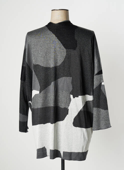 Vestă cu mâneci lungi gri OZAI N KU femeie