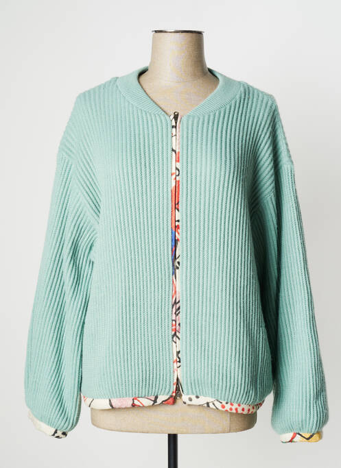 Vestă cu mâneci lungi verde ALDO MARTIN'S femeie