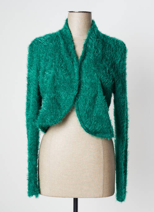 Vestă cu mâneci lungi verde POISSONS BLANCS femeie