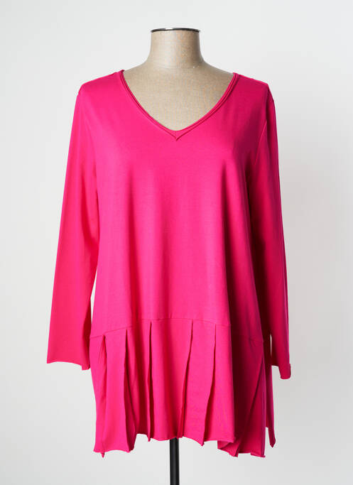 Tunică mâneci lungi roz KEDZIOREK femeie