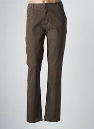 Pantalon drept elasticitate mărime normală verde IMPAQT femme