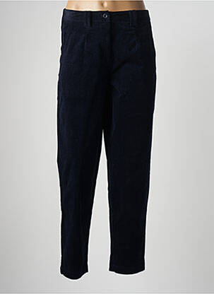 Pantalon slim talie elastică mărime normală albastru KOKOMARINA femeie