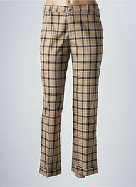 Pantalon drept elasticitate mărime normală bej WALTRON femme
