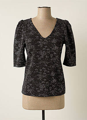 Top negru ICHI femeie