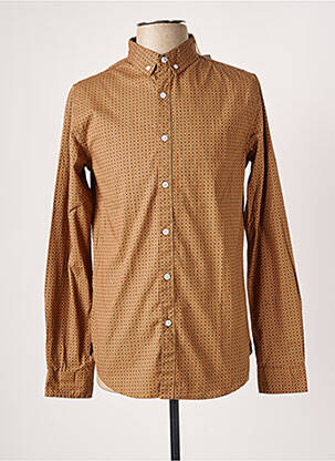 Cămașă cu mâneci lungi maro DEELUXE bărbat