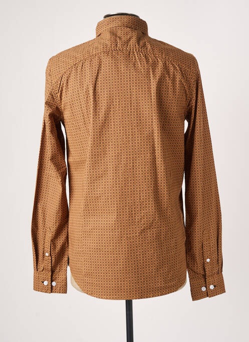 Cămașă cu mâneci lungi maro DEELUXE bărbat