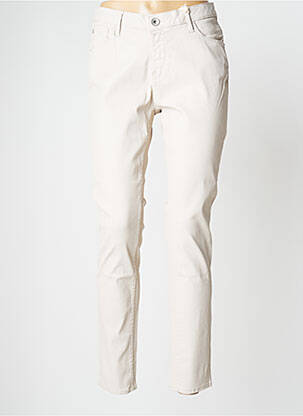 Pantalon slim bej GARCIA femeie