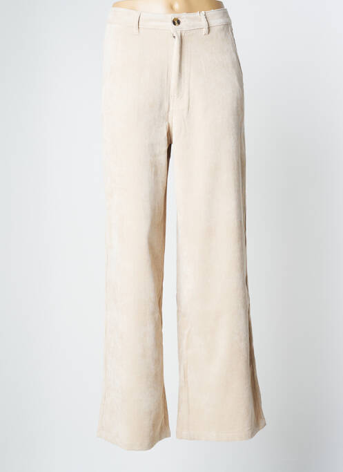 Pantalon larg bej GARCIA femeie