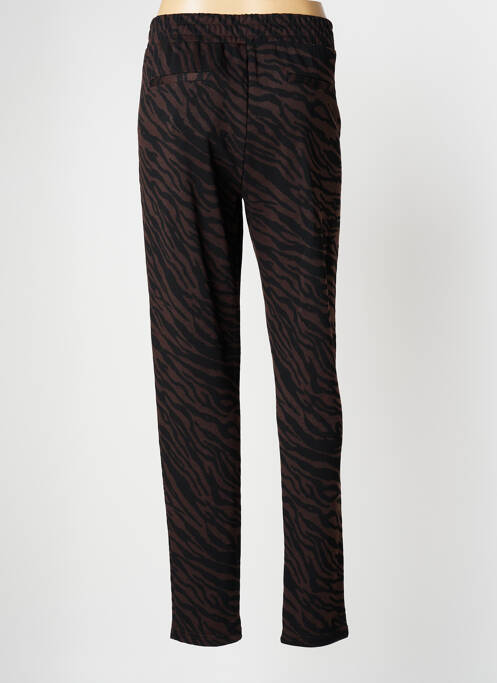 Pantalon slim maro ICHI femeie