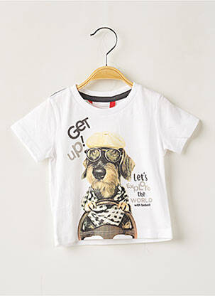 Tricou alb BOBOLI băiat