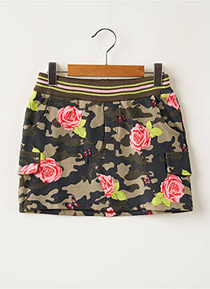 Fustă scurtă verde BOBOLI fată