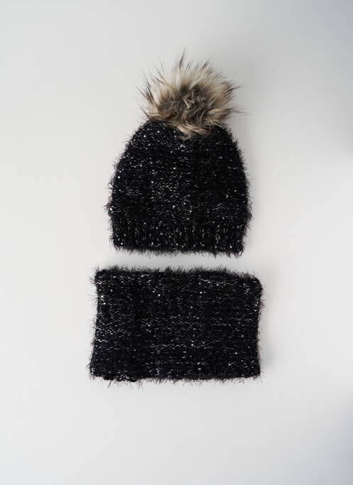 Căciulă negru 3 POMMES fată