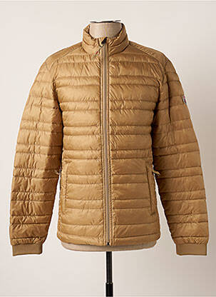 Geacă matlasată buzunare fără glugă bej JACK & JONES bărbat