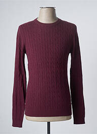 Pulover tricot împletit mâneci lungi roșu JACK & JONES homme