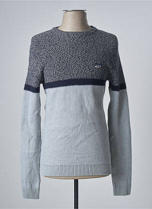 Pulover țesătură moale și aerisită mâneci lungi albastru JACK & JONES bărbat