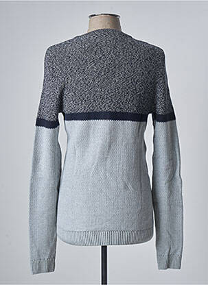 Pulover țesătură moale și aerisită mâneci lungi albastru JACK & JONES bărbat