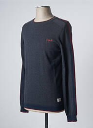 Pulover elasticitate mâneci lungi albastru JACK & JONES bărbat