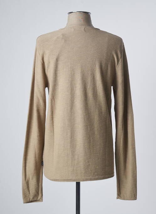 Pulover bej JACK & JONES bărbat