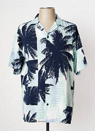Cămașă cu mâneci scurte guler tip costum albastru JACK & JONES homme