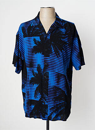 Cămașă cu mâneci scurte albastru JACK & JONES bărbat