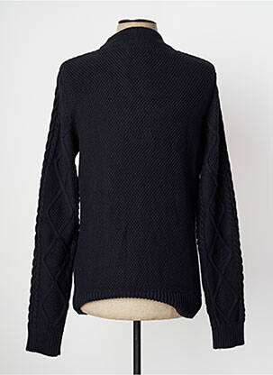 Pulover guler rotund mâneci lungi albastru JACK & JONES bărbat