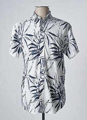 Cămașă cu mâneci scurte alb JACK & JONES bărbat