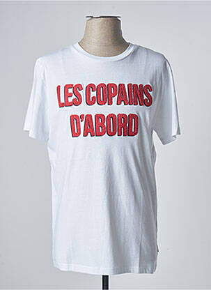 Tricou alb JACK & JONES bărbat