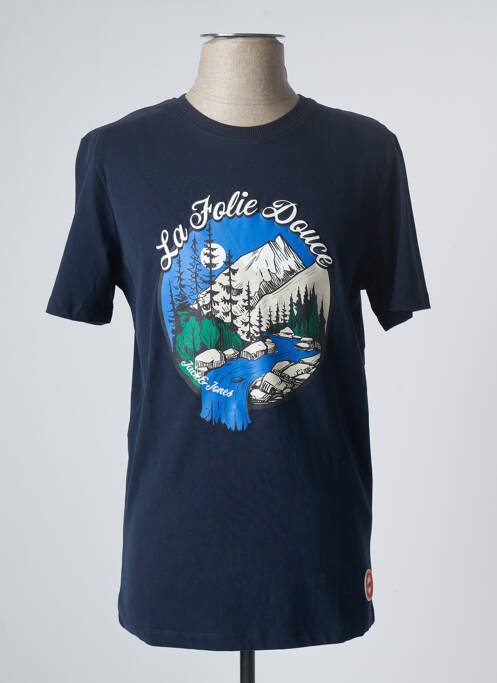 Tricou albastru JACK & JONES bărbat