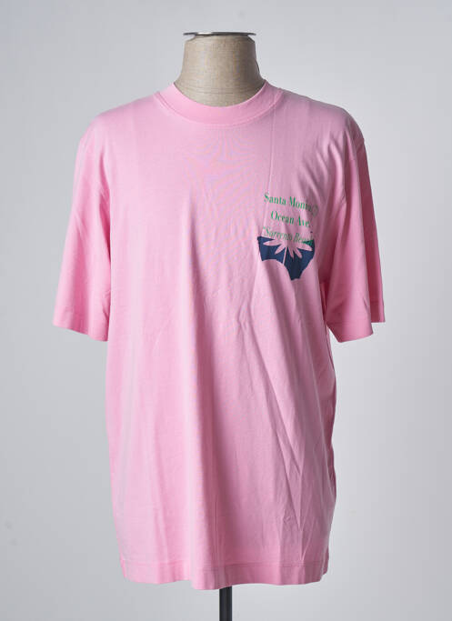 Tricou roz JACK & JONES bărbat