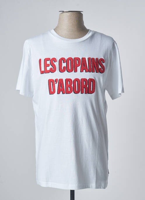 Tricou alb JACK & JONES bărbat