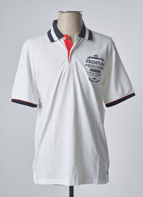 Polo alb JACK & JONES bărbat