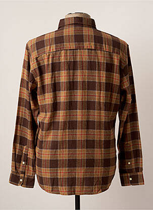 Cămașă cu mâneci lungi mâneci lungi maro JACK & JONES bărbat