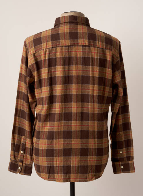 Cămașă cu mâneci lungi maro JACK & JONES bărbat